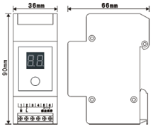 電涌保護(hù)器專用雷電計(jì)數(shù)器 CSHBFL-MJS99（0~99位