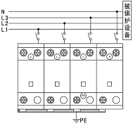相電源防雷器 CSHBFL-M275/**G三（1P、3P、4P、3+NPE模式）