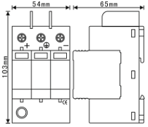 1000VDC專用直流電源防雷器CSHBFL-M1000/***3P（4