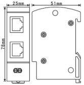 網(wǎng)絡(luò)信號(hào)防雷器 CSHBFL-SN/*** （100Mbps、1000Mb