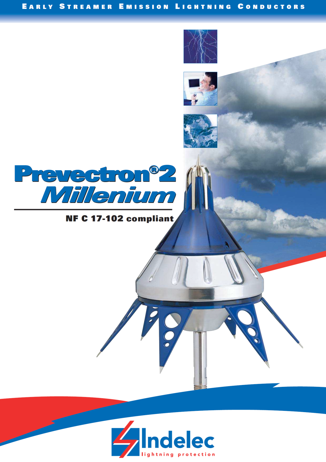 LNDELEC易敵雷提前放電避雷針（TS2.25、TS3.40、S